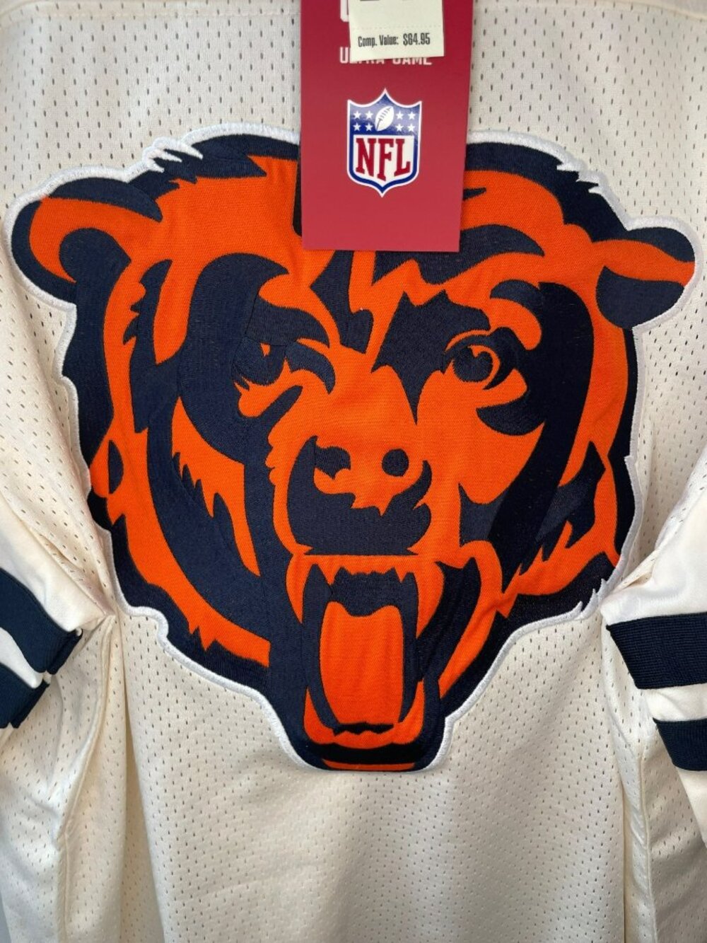 Ultra Game Chicago Bears NFL Team Apparel Home Jersey Men's Sz XL MSRP$65 NWT - Picture 2 of 10